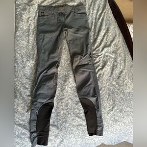 Equiline Grey knee-grip Breeches